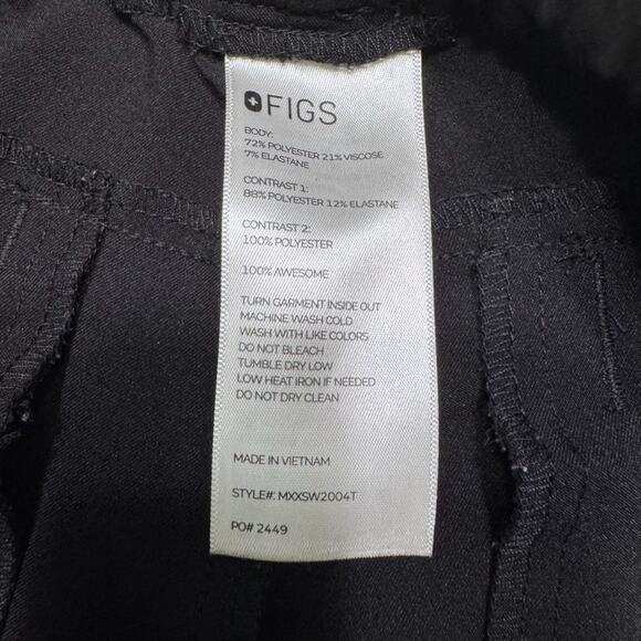 Figs Pants Men XL/T Black Tansen Jogger Scrub Bottoms Pull On Medical MXXSW2004T - Picture 14 of 14